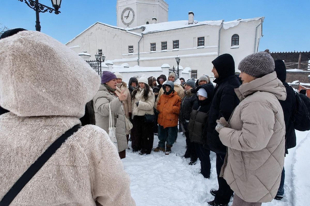 Новогодняя прогулка по Казани!