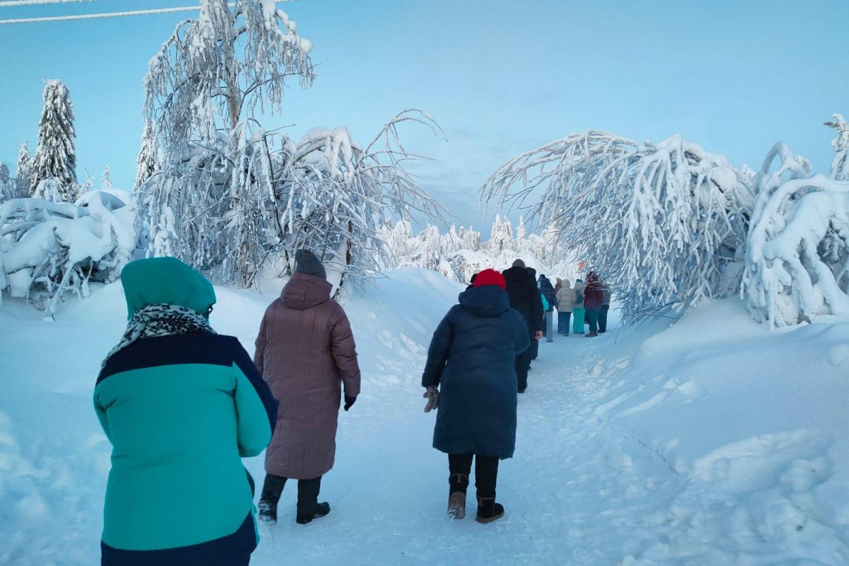 На дно Пермского моря (Каменный город и Усьвинские столбы на снегоходе")