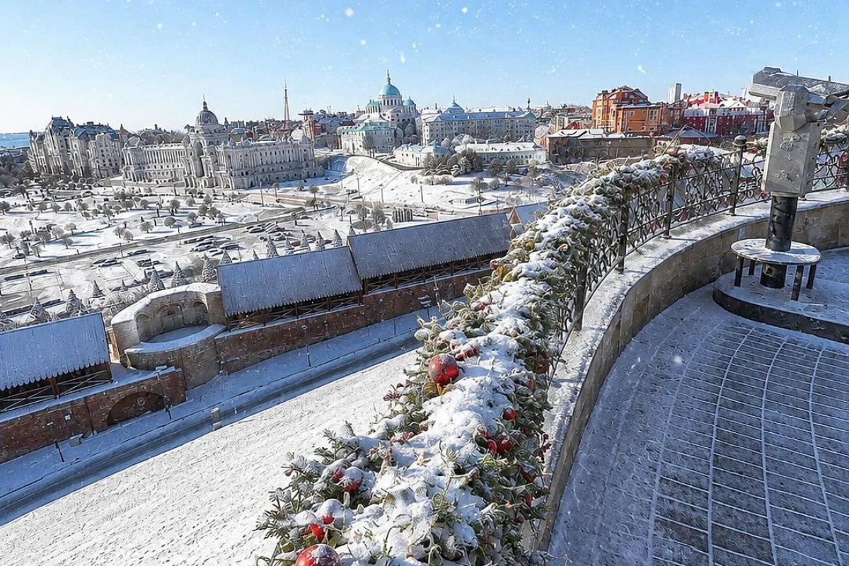 Новогодняя прогулка по Казани!